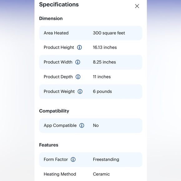 Lasko Designer Series Ceramic Heater 🤍 - Picture 4 of 4
